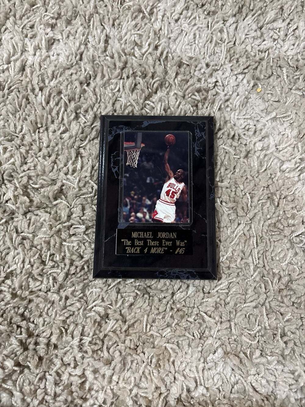 1995 Michael Jordan "The Comeback" #45 Jersey Dunk PSA Type II Fujicolor Paper
